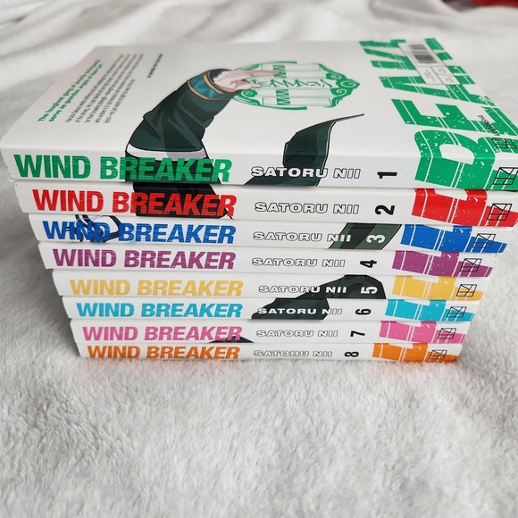 Kondansha Comics Other - Wind Breaker Vol. 1-8 Manga Set English EXCELLENT CONDITION Paperback Books